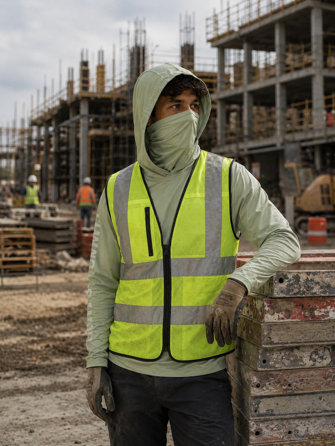 Shade Buff Hoodie — Custom Sun Protection with Face Gaiter (UPF 30+)